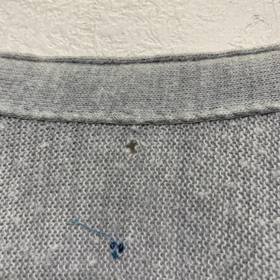 ニット セーター カーディガン XL〜 ライトグレー ビッグサイズ 古着卸 アメリカ仕入 a608-6364 - 画像 (4)