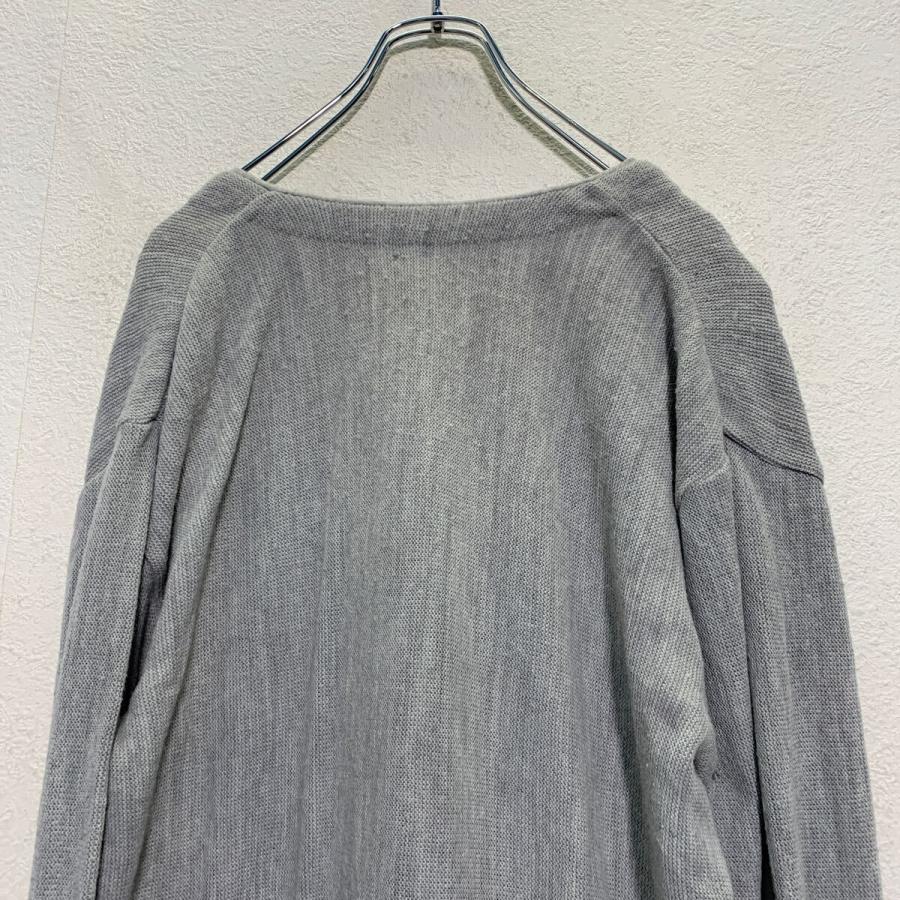 ニット セーター カーディガン XL〜 ライトグレー ビッグサイズ 古着卸 アメリカ仕入 a608-6364 - 画像 (6)