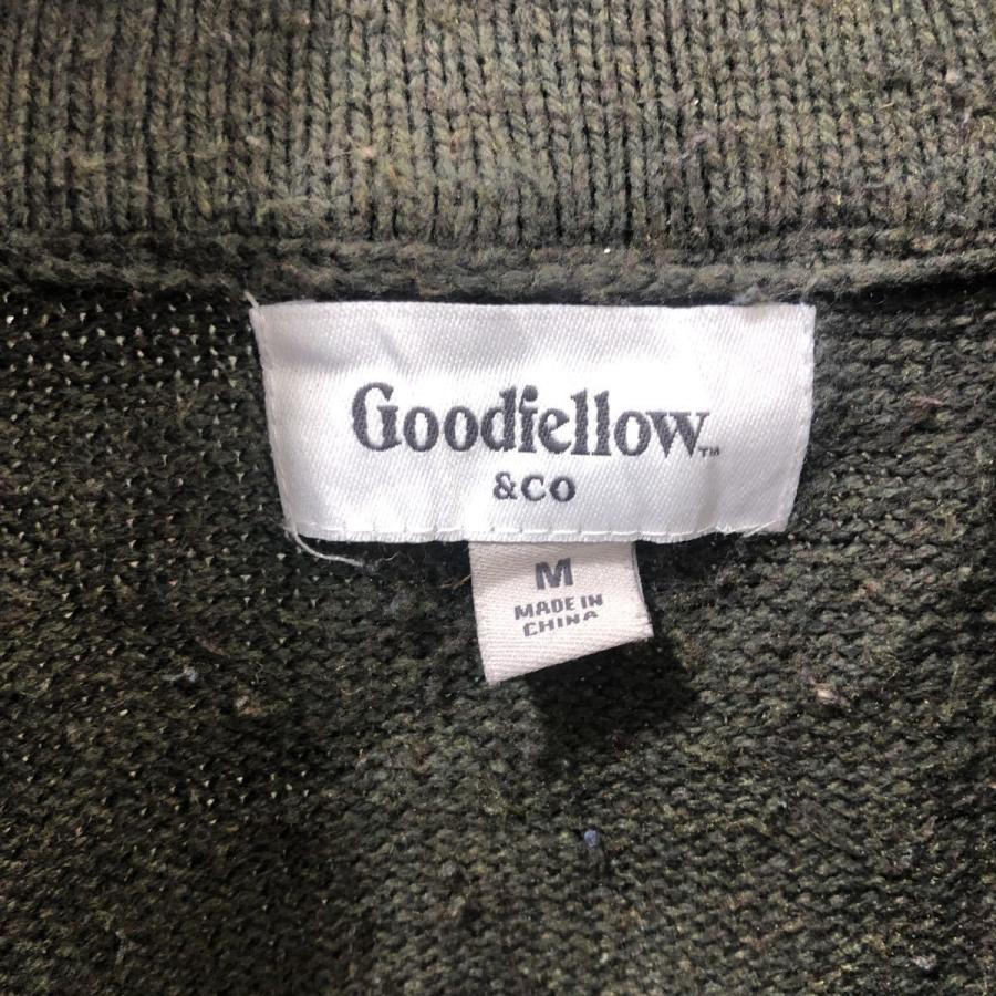 Goodiellow ニットカーディガン Mサイズ グッドイエロー カーキ 古着卸 アメリカ仕入 t2210-3193 - 画像 (6)