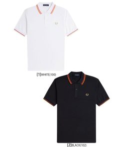 FRED PERRY フレッドペリー FREDPERRY ポロシャツ 半袖 メンズ ツインティップド フレッドペリーテニスシャツ Twin Tipped Fred Perry Tennis Shirt M9839  [M便 1/1]