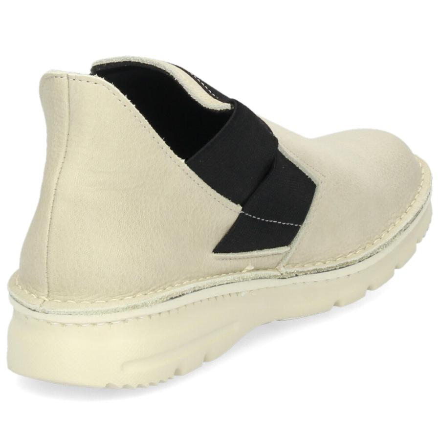 Parade スリッポン レディース 疲れにくい はっ水 本革 幅広 ゆったり 日本製 コンフォートシューズ 4E 軽量 靴 ブラック 黒 キャメル アイボリー 7307 パレード - 画像 (4)