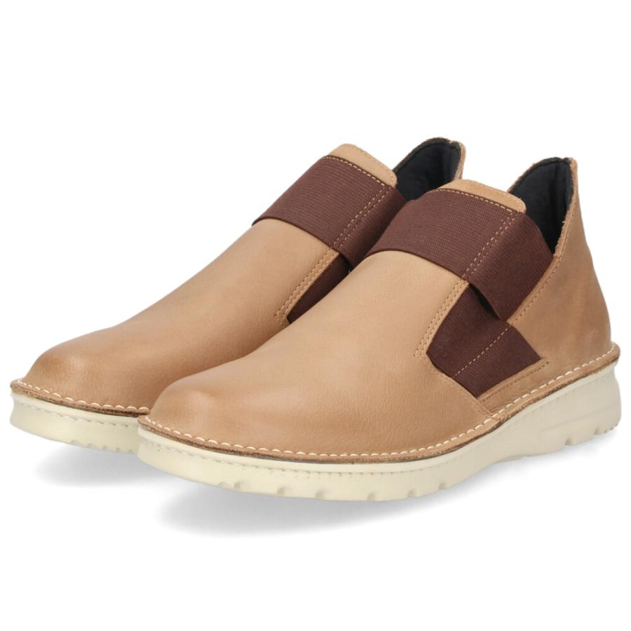 Parade スリッポン レディース 疲れにくい はっ水 本革 幅広 ゆったり 日本製 コンフォートシューズ 4E 軽量 靴 ブラック 黒 キャメル アイボリー 7307 パレード - 画像 (7)