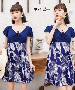 ワンピース 水着 レディース 体型カバー 20代 30代 40代 50代 ママ水着 オールインワン 大きいサイズ 温泉 海水浴 水泳 花柄 大人可愛い ポッチャリ