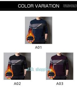 ニットセーター ニット メンズ 裏起毛 暖かい 防寒  柔らかい ゆったり 大人 カジュアル 父の日 プレゼント 通勤 着回し 冬服