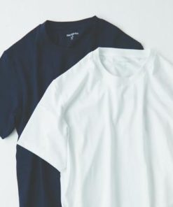 ふるさと納税 小矢部市 ネイビー Mサイズ メンズ 10Years 26ゲージ スムースコットン クルーネックTシャツ