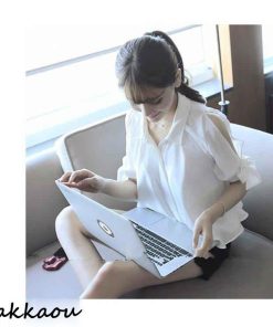 ブラウス レディース 春夏 半袖ブラウス おしゃれトップス 肩出しブラウス オフィス シャツ フォーマル 着痩せ トップス リボン 大きいサイズ 通勤 白