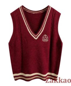 スクールベスト 女子 スクール ベスト 制服ベスト 無地 Vネック 秋 冬 レディース 高校 学生 中学 JK セーター カーディガン