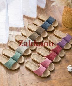 全6色 ルームシューズ スリッパ 室内 レディース メンズ 男女兼用 麻 リネン サンダル 涼しい 蒸れない 春 夏