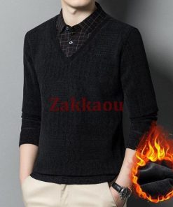 ポロシャツ メンズ 長袖 ゴルフウェア 厚手 フェイクレイヤード 裏起毛 折り襟 Tシャツ トップス ビジネス おしゃれ 通勤 スポーツ 紳士服