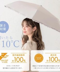 CICIBELLA フリル日傘 日傘  晴雨兼用 UVカット 完全遮光 撥水抜群 軽量 紫外線対策 梅雨　ひがさ　シシベラ バイカラー 傘 折りたたみ傘 レディース cicibella